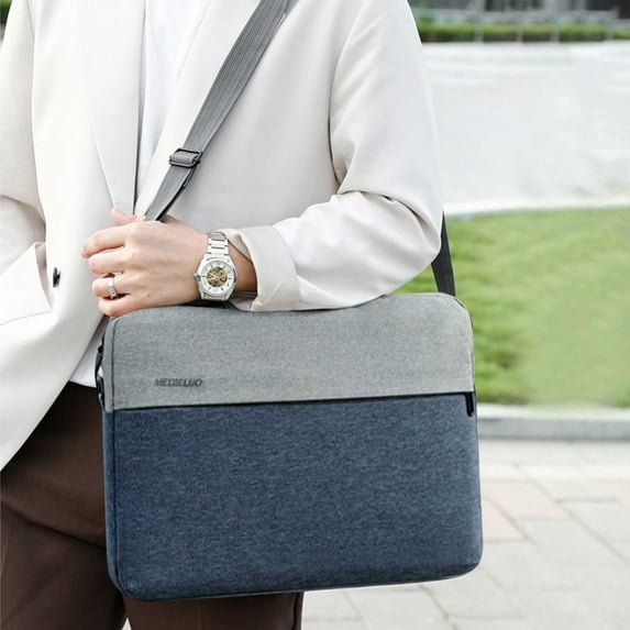 Business Tote Bag for Men Women, Foldable Tote Bag With Zipper Large Shoulder Bag Top Handle Handbag Carrying Laptop Bag for Travel, Work