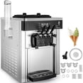 thumbnail image 1 of Business Use Countertop Fruit Ice Cream Maker with 2+1 Flavors – Powerful & Easy to Operate, 1 of 13