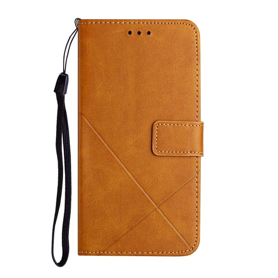 Business Wallet Case for iPhone 15 Plus with Strong Magnetic Clasp Card Slots Holder, Luxury PU Leather Flip Cover with Kickstand Shockproof Protective Case for iPhone 15 Plus, Yellow