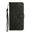 thumbnail image 1 of Business Wallet Case for iPhone 15 Pro with Strong Magnetic Clasp Card Slots Holder, Luxury PU Leather Flip Cover with Kickstand Shockproof Protective Case for iPhone 15 Pro, Black, 1 of 8