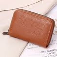 thumbnail image 1 of Business Zipper Card Holder Organizer ID Cards Holders Bank Credit Bus Cards Cover Anti Demagnetization Coin Pouch Wallets Bag, 1 of 1