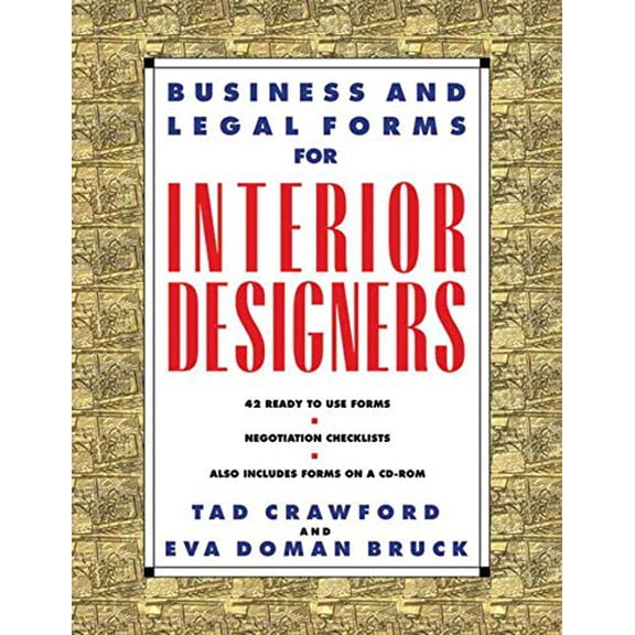 Pre-Owned Business and Legal Forms for Interior Designers [With CDROM] (Paperback) 1581150970 9781581150971