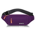 thumbnail image 1 of Business cashier waist bag outdoor fitness running mobile phone messenger bag - purple, 1 of 5