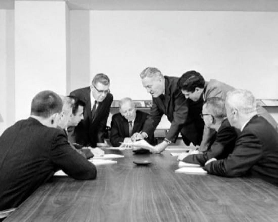 Business executives in a conference room Canvas Art - (24 x 36)