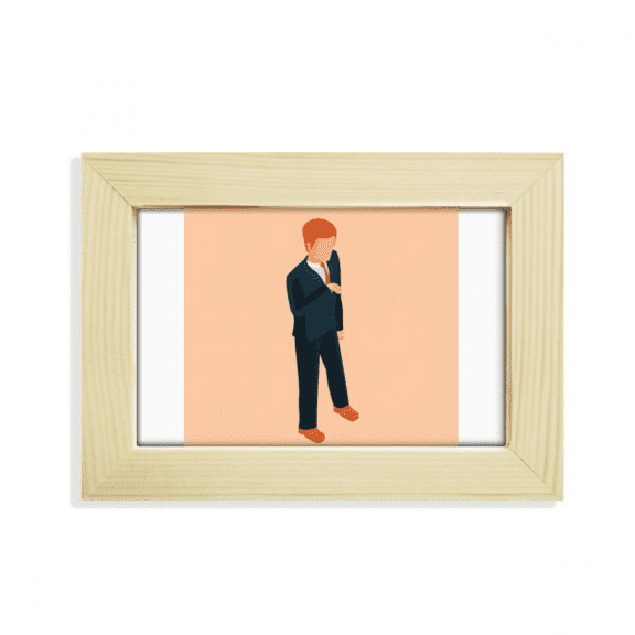 Businessman Merchant Employer Commercial Desktop Decorate Photo Frame Picture Art Painting 5x7 inch