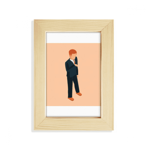 Businessman Merchant Employer Commercial Desktop Display Photo Frame Picture Art Painting 5x7 inch