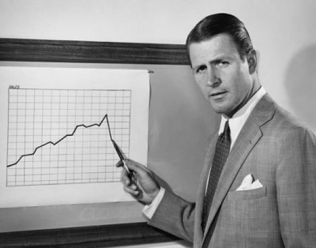 Businessman giving a presentation Canvas Art -  (24 x 36)