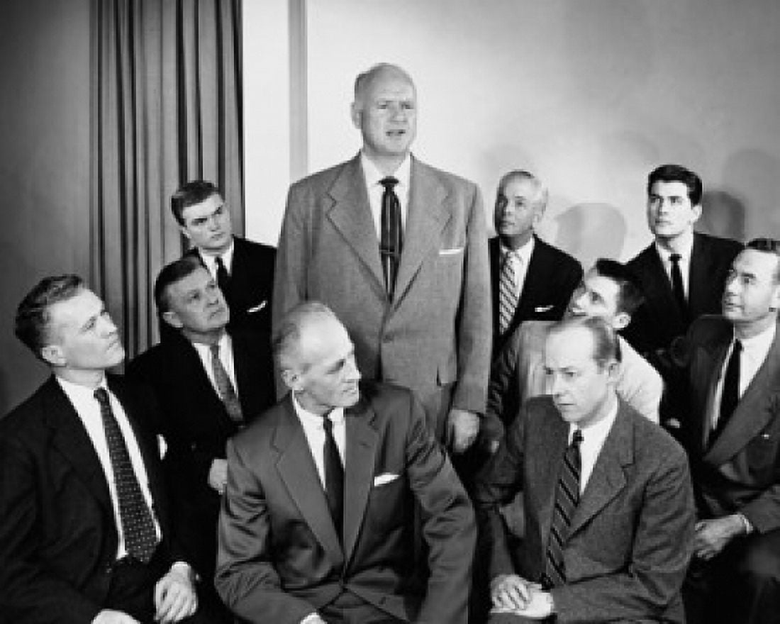 Businessman giving a presentation in a meeting Canvas Art - (18 x 24)