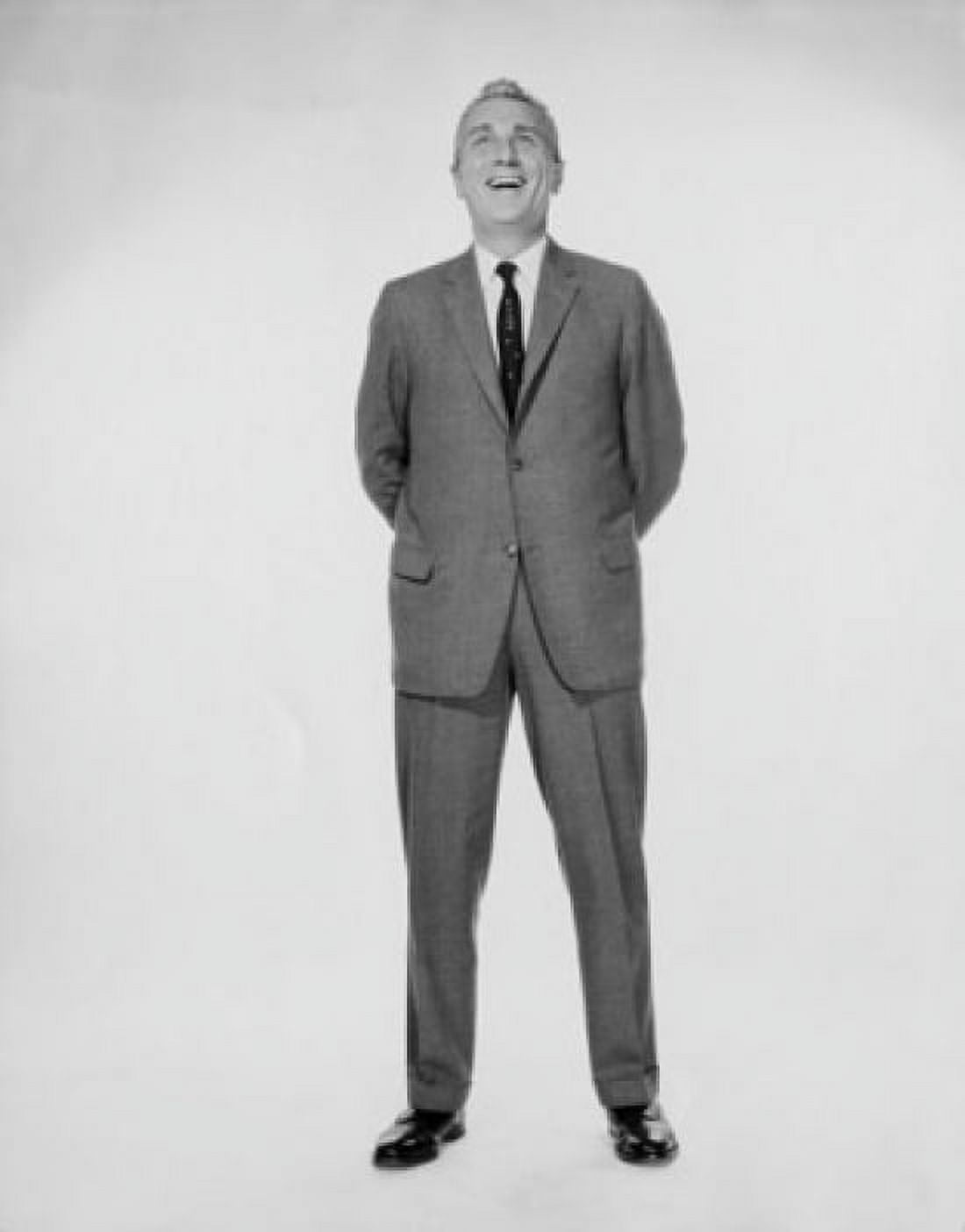 Businessman standing with hands behind back Canvas Art - (24 x 36)