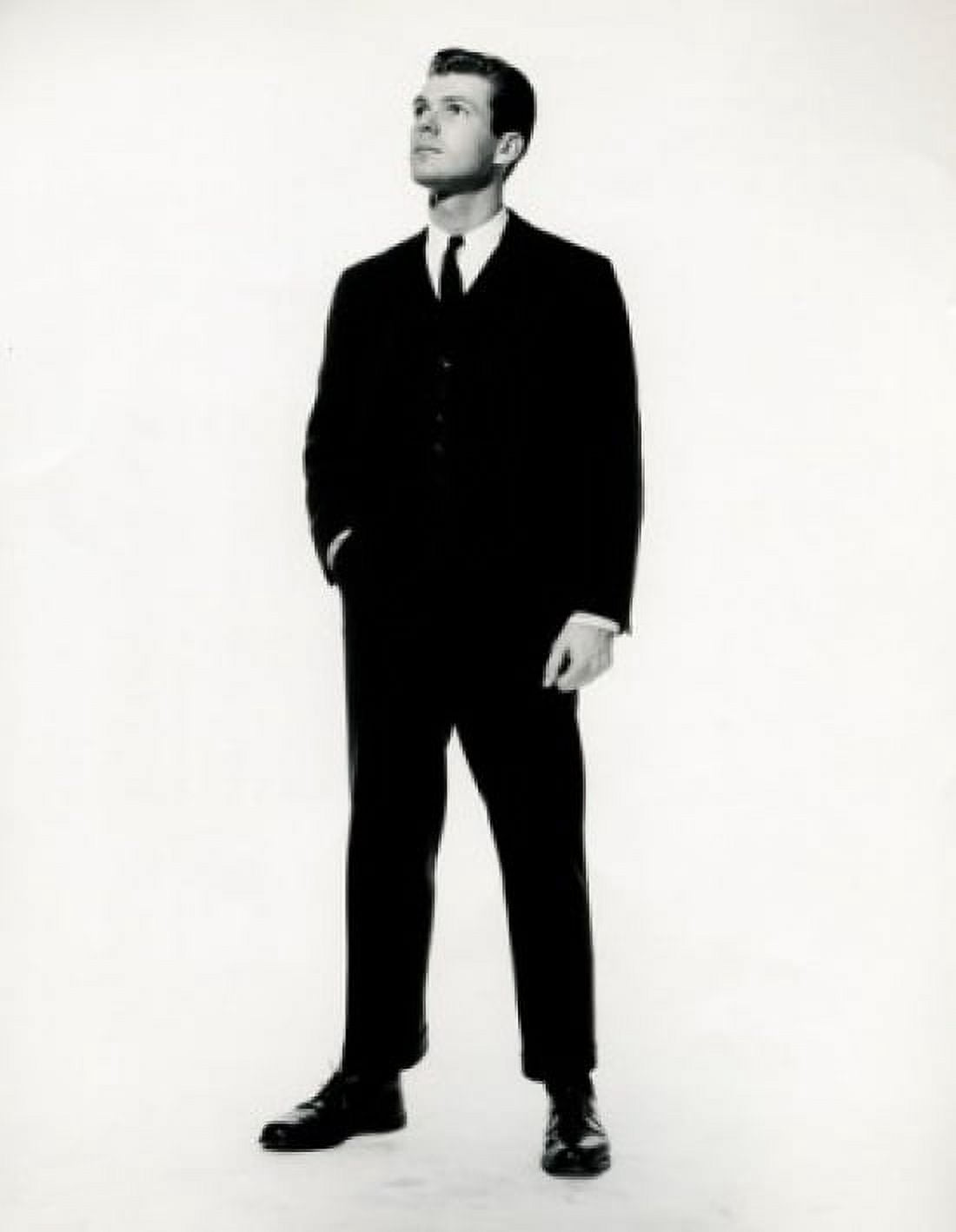 Businessman standing with his hand in his pocket Canvas Art - (18 x 24)