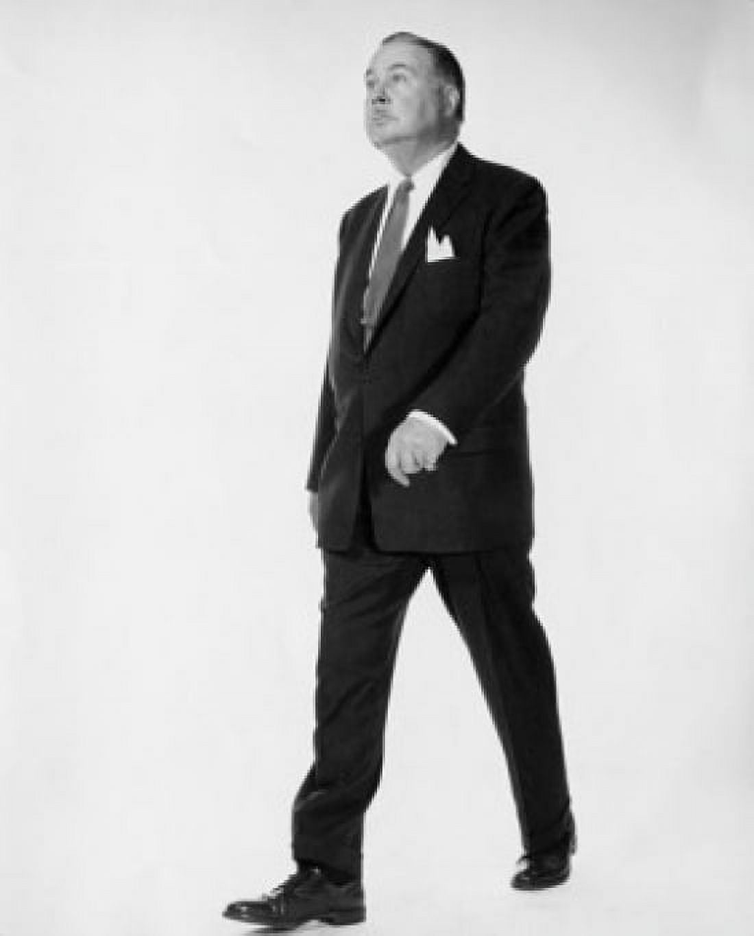 Businessman walking Canvas Art - (18 x 24)