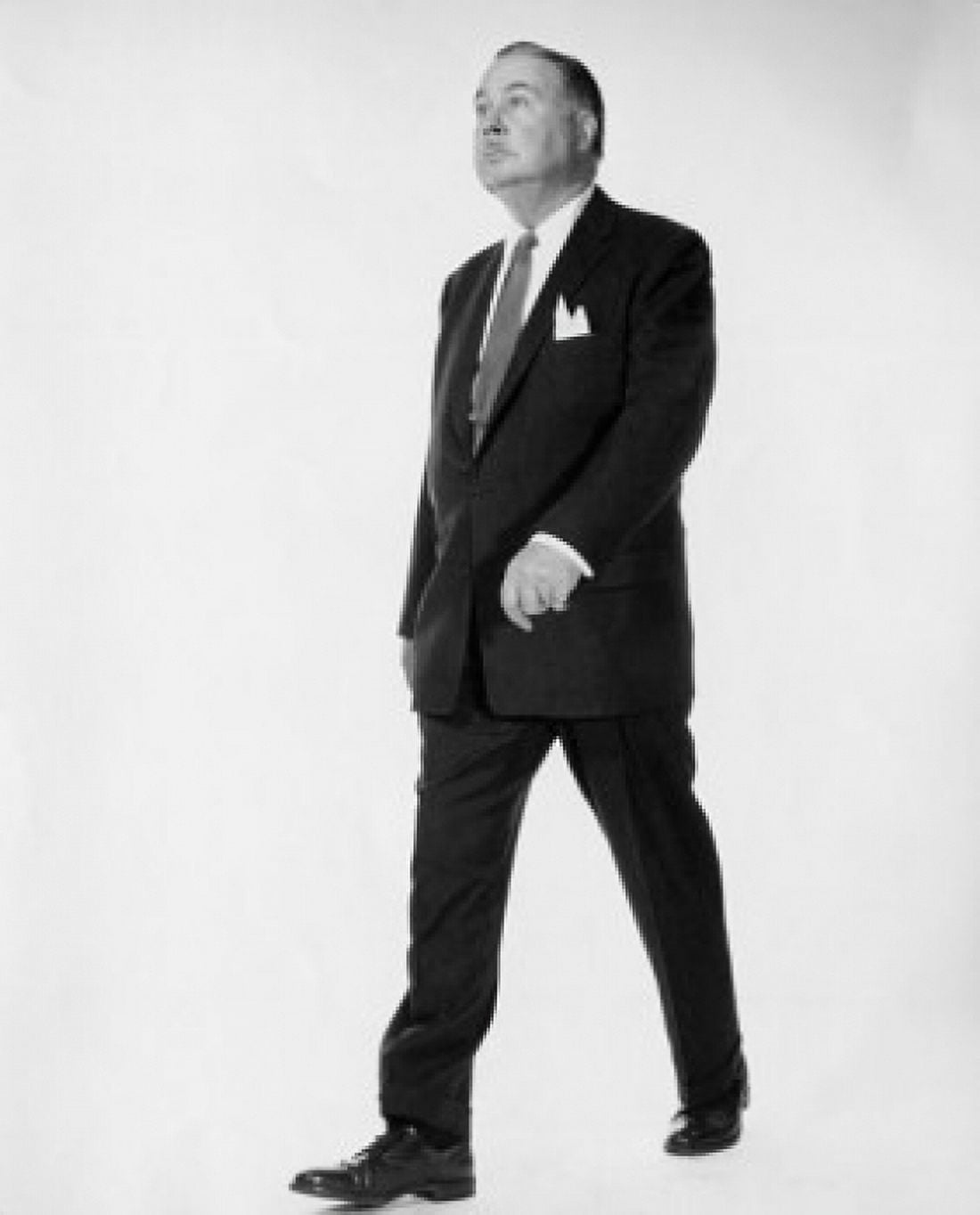 Businessman walking Canvas Art - (24 x 36)