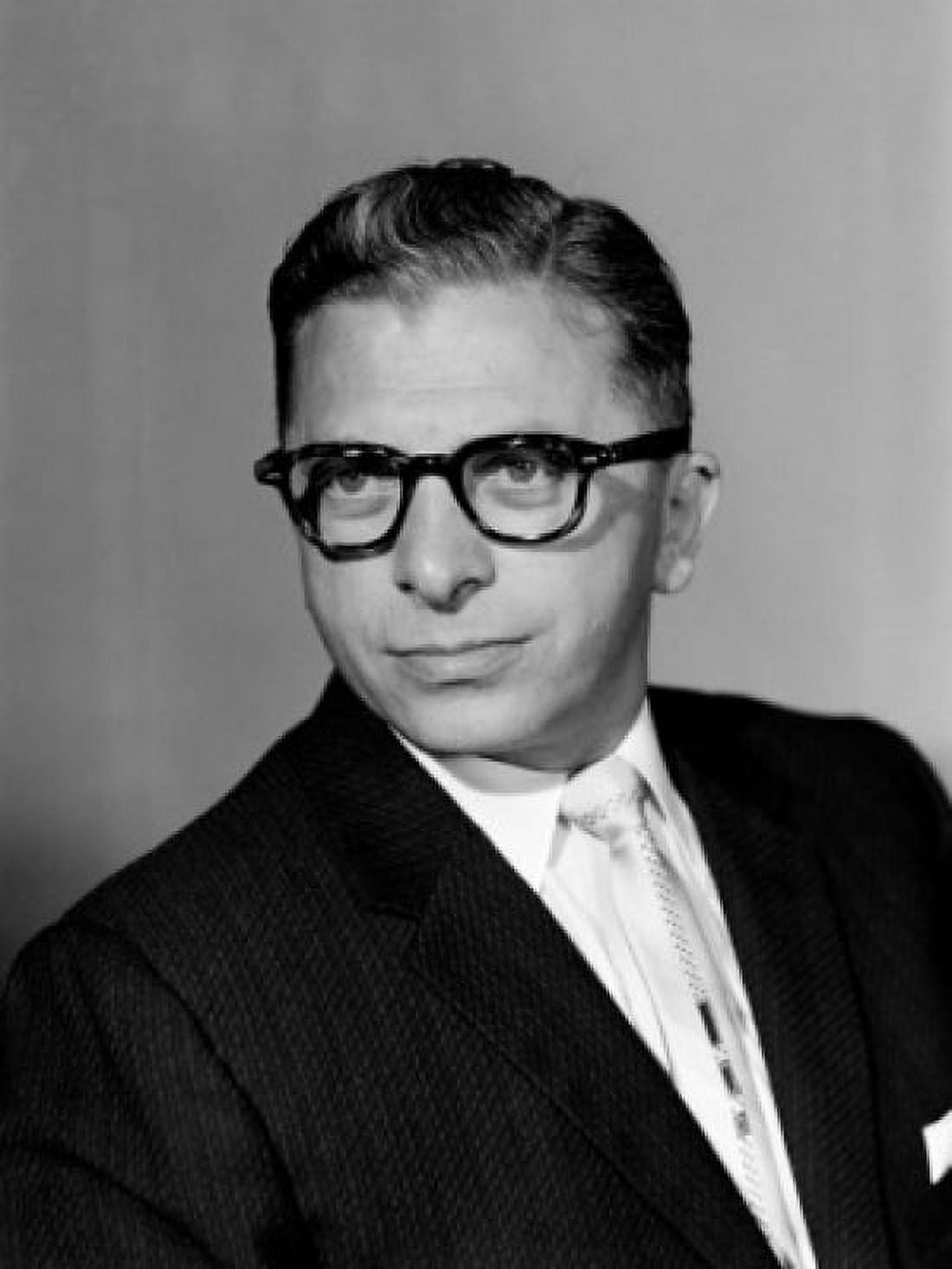 Businessman wearing glasses Canvas Art - (24 x 36)
