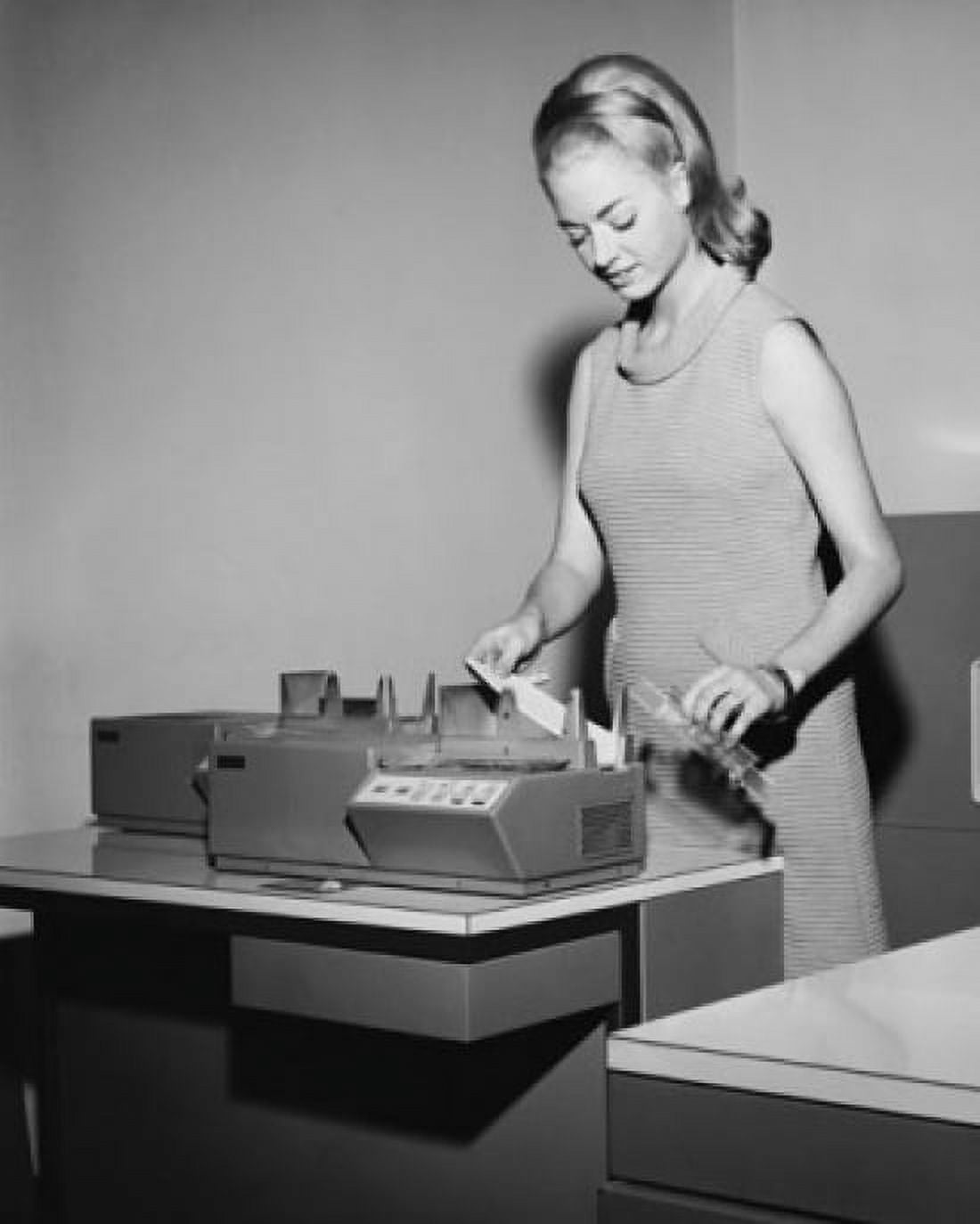 Businesswoman working in an office Canvas Art - (24 x 36)
