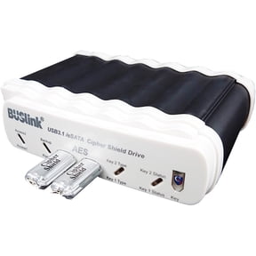 Buslink CipherShield CDSX-4TSDG2CKKB 4 TB Portable Solid State Drive, 2.5" External, SATA, TAA Compliant