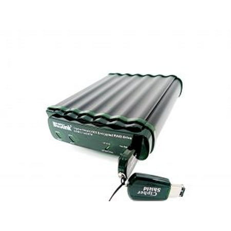Buslink CipherShield - CSE-24TG2C 24TB HDD - 256-bit AES FIPS 140-2 HIPAA - USB-C 3.2 Gen 2/eSATA - Hardware Encrypted External Desktop Drive