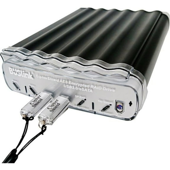 Buslink CipherShield CSX4TSSDU3KKB 4 TB Desktop Solid State Drive, External