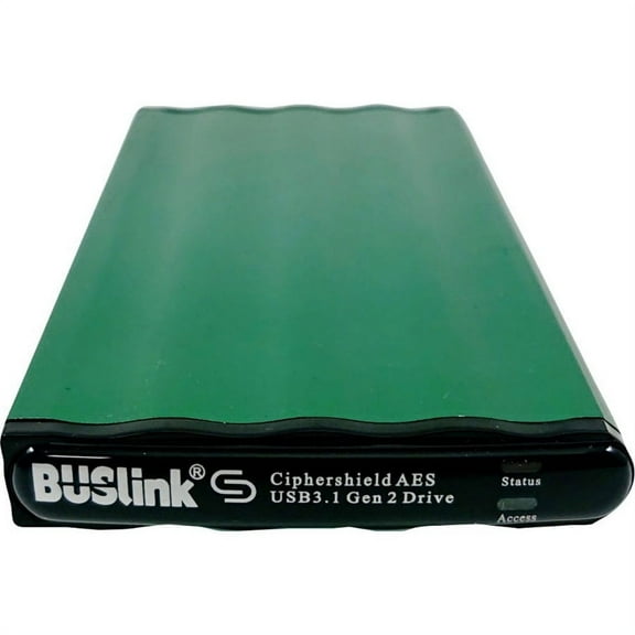 Buslink CipherShield DSE-2TSDG2C 2 TB Portable Solid State Drive, 2.5" External, SATA, TAA Compliant