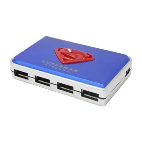 Buslink I-Rocks Superman Blue Usb 2.0 4-Ports External Hub Sp-4000-Bl