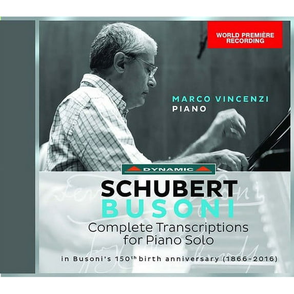 Busoni / Schubert / Vincenzi - Schubert & Busoni: Complete Transcriptions for Piano Solo - Music & Performance - CD