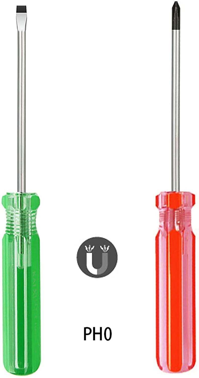 Buspoll small screwdriver tool flat head and Phillips screw driver- #2 ...