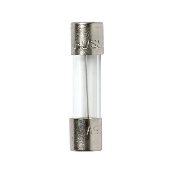 Bussmann Time Delay Glass Fuse 7 amps 125 volts 3/16 in. Dia. x 13/16 in. L 2 pk For Electronic Circuits