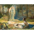 thumbnail image 1 of Bussiere Revelation Valkyrie Ring Cycle Painting Extra Large XL Wall Art Poster Print, 1 of 3