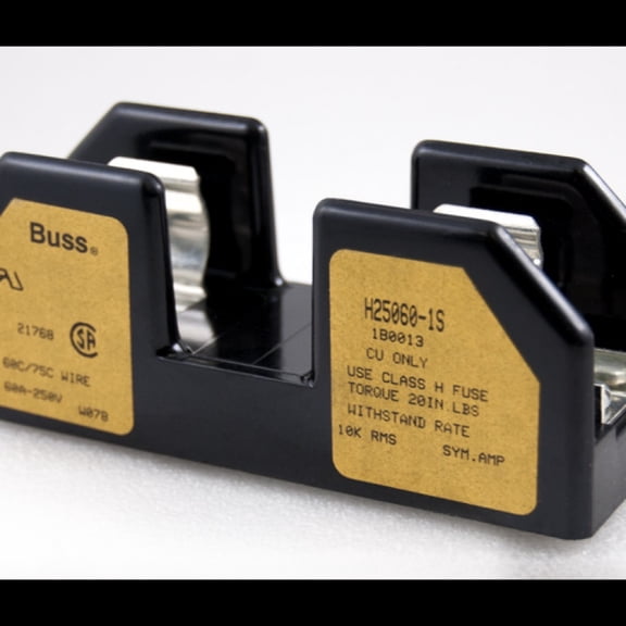Bussman 250v Class H Fuse Block H25060-1S