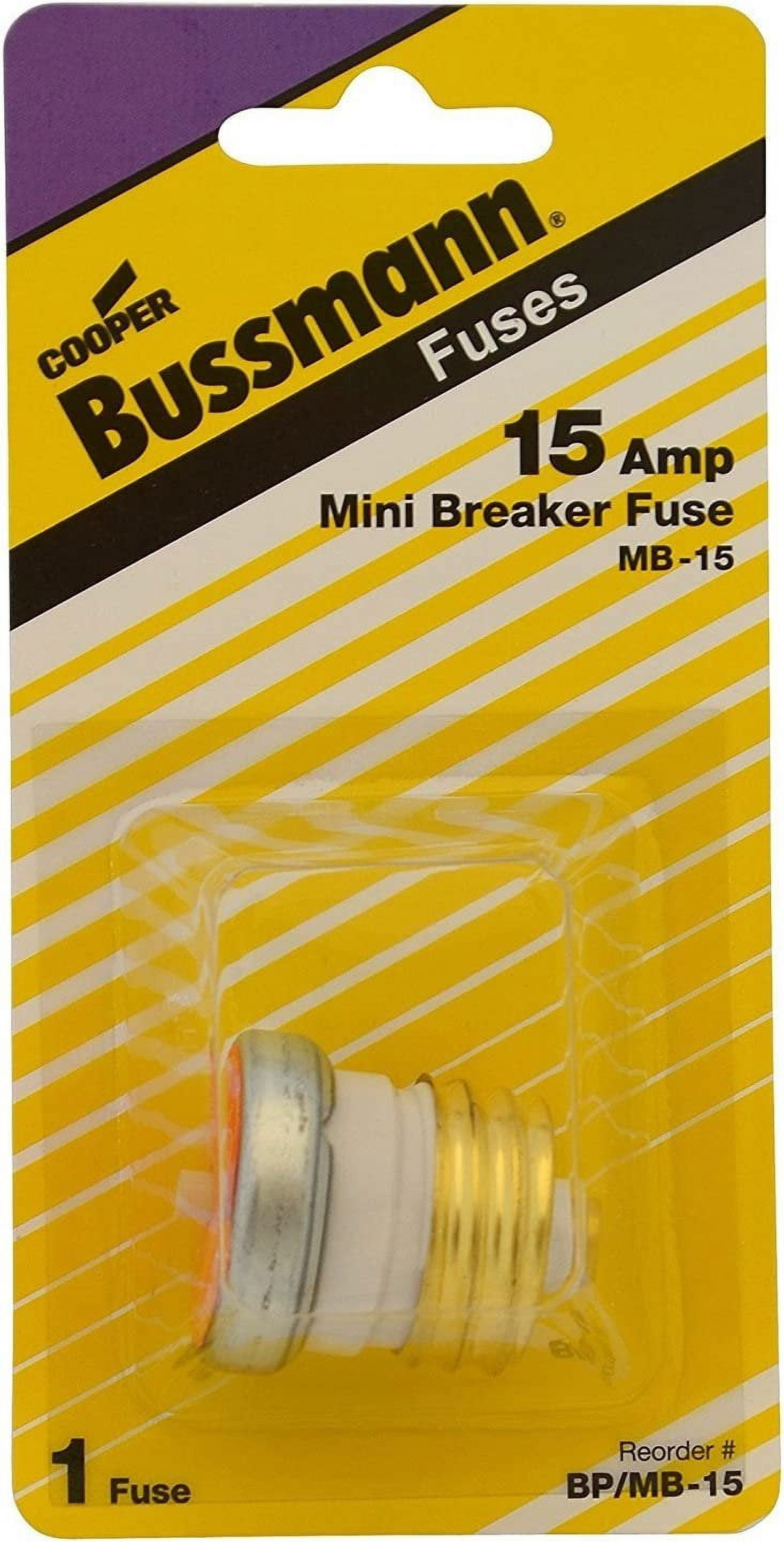 Bussman BP/MB-15 15 Amp Mini Breaker - Walmart.com