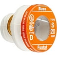 thumbnail image 1 of Bussmann Dual-Element Time-Delay Plug Fuse - 20 Amp, 125 V - 2 Count, 1 of 2