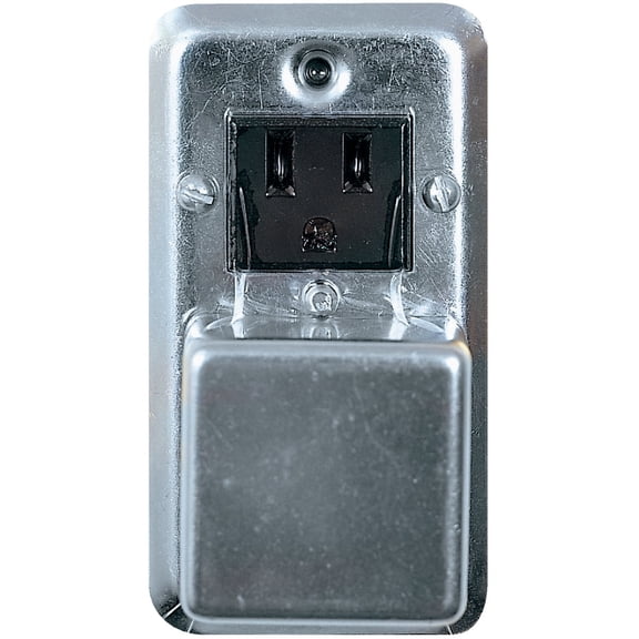Bussmann Bussman BP/SRU 1/2 HP 15 Amp 2-1/4" Fused Receptacle Box Cover Home & Garage Storage, Stackable Design