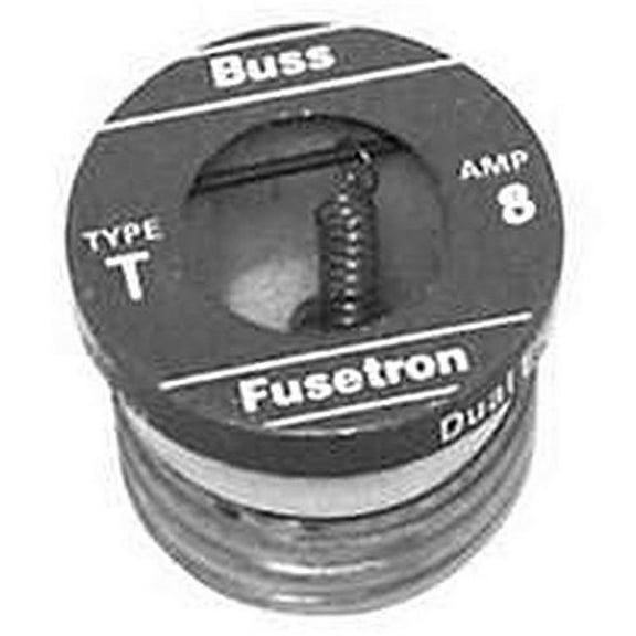 Bussman BP/T-8 8 Amp Dual-Element Time-Delay Edison Base Plug Fuse