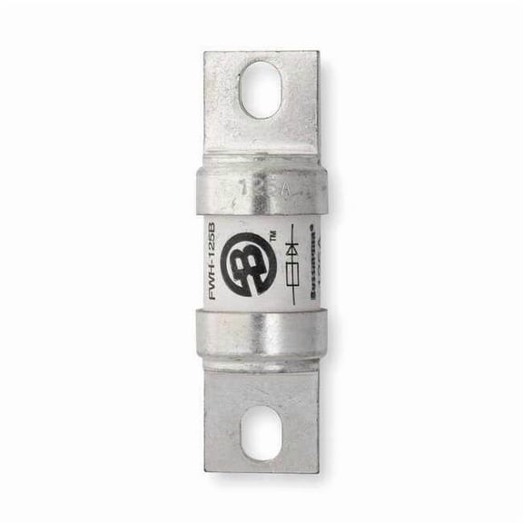 Semiconductor Fuse, 125A, Fast-Acting, 500V AC, Bolt-On FWH-125A