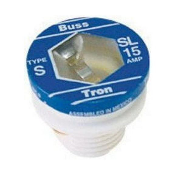 Bussman SL-15PK4 15 Amp Time Delay Plug Fuses 4 Count