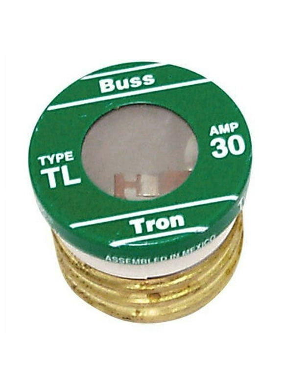 Bussman TL-30PK4 30 Amp TL Edison Plug Time Delay Fuse 4 Count Per Package 3 Pack