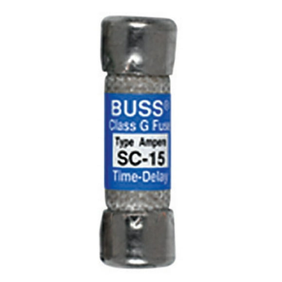 Bussmann 15 amps Midget Fuse 2 pk - Total Qty: 1; Each Pack Qty: 2; Total Items Rec: 2