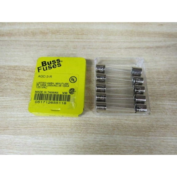Bussmann AGC-3-R (5 EACH)