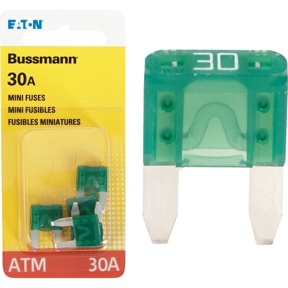 Bussmann ATM 30A Blade Fuses (BP/ATM-30-RP)
