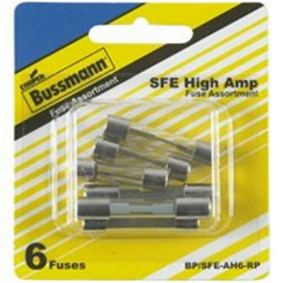 Bussmann Automotive Fuse Kit with 6 Fuses; Fuse Series Included: SFE