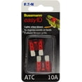 thumbnail image 1 of Bussmann BP/ATC-10ID easyID Illuminating Blade Fuse, Pack of 2, 1 of 6