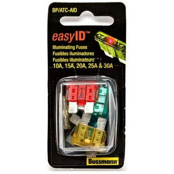 Bussmann easyID ATC Fuse Assortment Kit - Easy To Identify - 1 Piece, 10A