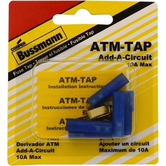 Bussmann (BP/ATM-TAP-RP) ATM Fuse Tap for Existing Circuit - 5 Piece