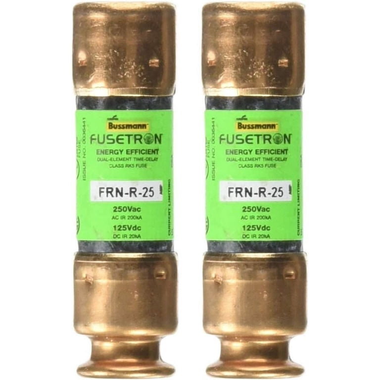 RK5 Class Fuse Bussmann FRN-R-40 40 Amp Time-Delay Fuses - 2-Pack RK5 ...