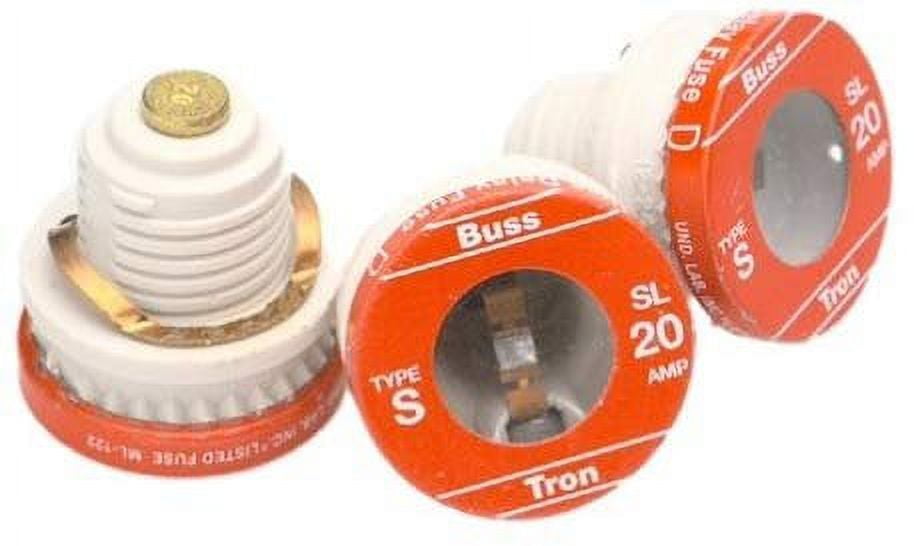 Bussmann BP/SL20 20 Amp Time Delay Loaded Link Rejection Base Plug