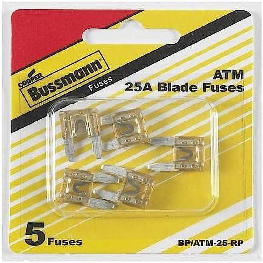 Bussmann Cooper BP/ATM25 RP 25 Amp Mini Fuses 5 Count