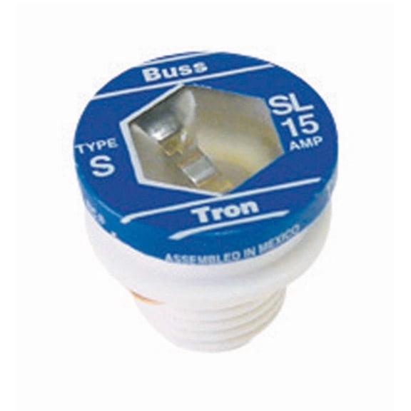 Bussmann - Cooper SL-15PK4 4 Count 15 Amp Time Delay Plug Fuses