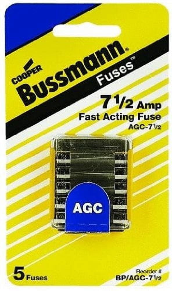 Bussmann Division BP/AGC-7-1/2-RP Agc-7-1/2 Auto Fuse