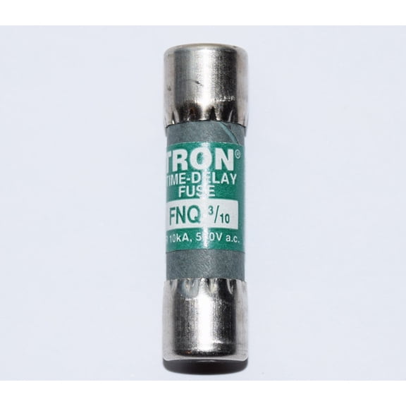 Bussmann FNQ-3/10, 3/10 Amp (3/10A) 500V Midget Time-Delay Class CC Fuse