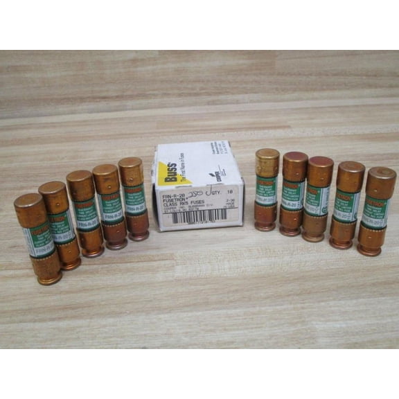 Bussmann FRN-R-20 Fusetron FRNR20 Fuse 20 Amp (Pack of 10)