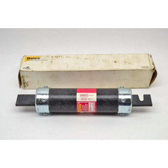 Bussmann FRS-R-110, 110 Amp (110A) 600V Fusetron Dual Element Time-Delay Current Limiting Class RK5 Fuse, UL Listed